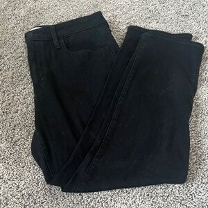 Universal Thread Women's High Rise Slim Straight Black Jeans